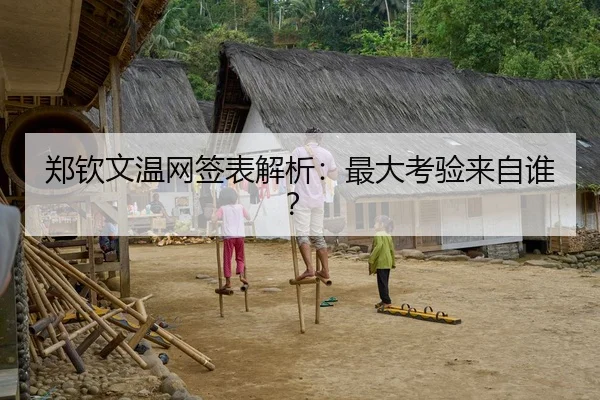 郑钦文温网签表解析：最大考验来自谁？